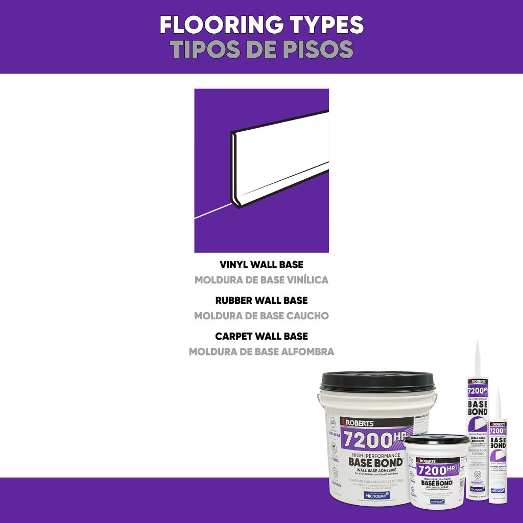 30oz 7200HP HIGH-PERFORMANCE BASE BOND® WALL BASE ADHESIVE